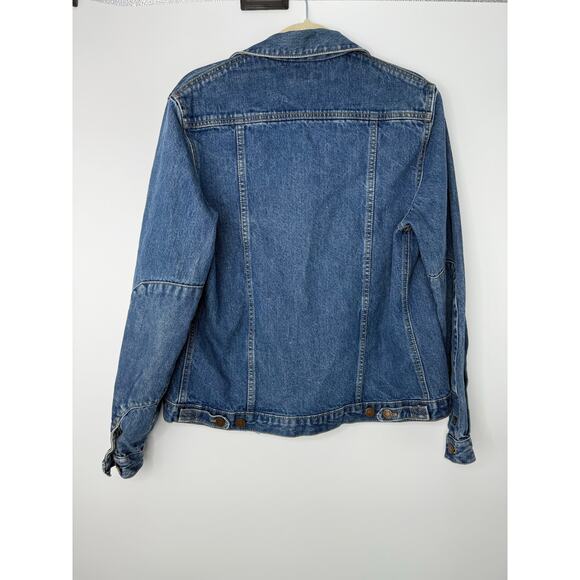 Calvin Klein Vtg. 80’s 90’s Denim Trucker Jacket Women S Estimated Grunge Jean - Picture 4 of 9